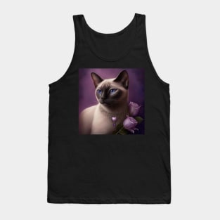 Siamese Purple Goddess Tank Top